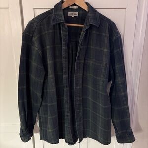 Aeropostale Dark Green Plaid Shirt